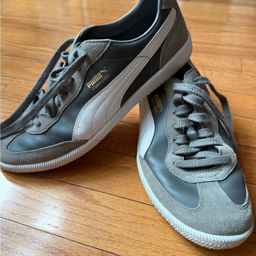 Puma Men's Suede and Leather Sneakers